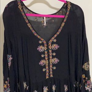 Free People embroidered dress